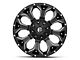 Fuel Wheels Assault Satin Black Milled 6-Lug Wheel; 20x9; 1mm Offset (07-13 Sierra 1500)