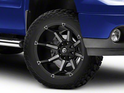 Fuel Wheels Coupler Matte Black Machined 6-Lug Wheel; 20x9; 20mm Offset (07-13 Sierra 1500)