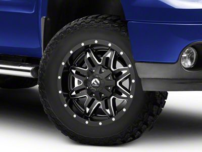 Fuel Wheels Lethal Matte Black Milled 6-Lug Wheel; 18x9; -12mm Offset (07-13 Sierra 1500)