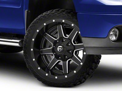 Fuel Wheels Maverick Matte Black Milled 6-Lug Wheel; 24x10; 20mm Offset (07-13 Sierra 1500)