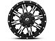 Fuel Wheels NUTZ Matte Black Machined 6-Lug Wheel; 20x10; -24mm Offset (07-13 Sierra 1500)