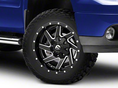 Fuel Wheels Renegade Matte Black Milled 6-Lug Wheel; 20x9; 20mm Offset (07-13 Sierra 1500)