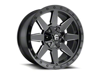 Fuel Wheels Wildcat Gloss Black Milled 6-Lug Wheel; 17x9; 1mm Offset (07-13 Sierra 1500)