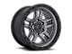 Fuel Wheels Ammo Matte Gunmetal with Black Lip 6-Lug Wheel; 20x9; 20mm Offset (07-13 Sierra 1500)