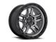 Fuel Wheels Ammo Matte Gunmetal with Black Lip 6-Lug Wheel; 20x9; 20mm Offset (07-13 Sierra 1500)