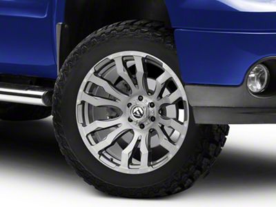 Fuel Wheels Blitz Platinum Brushed Gunmetal 6-Lug Wheel; 20x10; -18mm Offset (07-13 Sierra 1500)