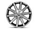 Fuel Wheels Contra Platinum Brushed Gunmetal 6-Lug Wheel; 20x9; 19mm Offset (07-13 Sierra 1500)