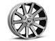 Fuel Wheels Contra Platinum Brushed Gunmetal 6-Lug Wheel; 20x9; 2mm Offset (07-13 Sierra 1500)