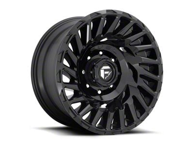 Fuel Wheels Cyclone Gloss Black 6-Lug Wheel; 20x10; -18mm Offset (07-13 Sierra 1500)