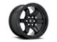 Fuel Wheels Kicker Matte Black 6-Lug Wheel; 17x9; -12mm Offset (07-13 Sierra 1500)