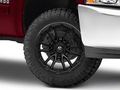 Fuel Wheels Rebel Matte Black 6-Lug Wheel; 20x10; -18mm Offset (07-13 Silverado 1500)