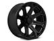 Fuel Wheels Siege Matte Black 6-Lug Wheel; 20x9; 1mm Offset (07-13 Silverado 1500)