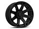 Fuel Wheels Siege Matte Black 6-Lug Wheel; 20x9; 1mm Offset (07-13 Silverado 1500)