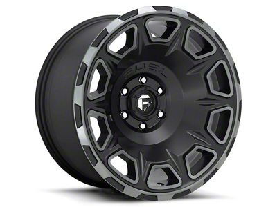 Fuel Wheels Vengeance Matte Black Double Dark Tint 6-Lug Wheel; 17x9; -12mm Offset (07-13 Silverado 1500)