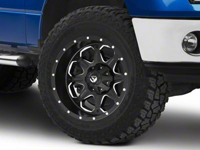 Fuel Wheels Boost Matte Black Milled 6-Lug Wheel; 20x9; -12mm Offset (09-14 F-150)