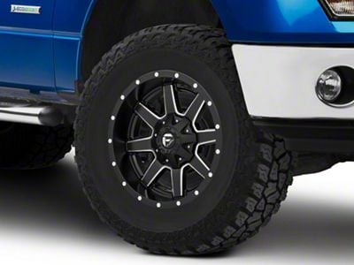 Fuel Wheels Maverick Matte Black Milled 6-Lug Wheel; 17x9; 1mm Offset (09-14 F-150)