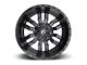 Fuel Wheels Sledge Gloss and Matte Black 6-Lug Wheel; 18x9; 1mm Offset (09-14 F-150)