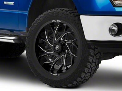 Fuel Wheels Runner Gloss Black Milled 6-Lug Wheel; 22x10; -18mm Offset (09-14 F-150)