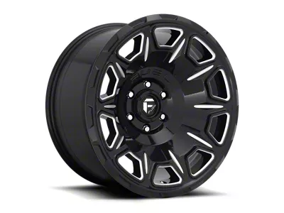 Fuel Wheels Vengeance Gloss Black Milled 6-Lug Wheel; 17x9; -12mm Offset (09-14 F-150)