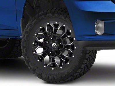 Fuel Wheels Assault Satin Black Milled 5-Lug Wheel; 18x9; 1mm Offset (09-18 RAM 1500)