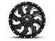 Fuel Wheels Cleaver Gloss Black Milled 5-Lug Wheel; 20x9; 1mm Offset (09-18 RAM 1500)