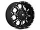 Fuel Wheels Krank Matte Black Milled 5-Lug Wheel; 17x9; 1mm Offset (09-18 RAM 1500)