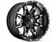 Fuel Wheels Lethal Satin Black Milled 5-Lug Wheel; 20x9; 20mm Offset (09-18 RAM 1500)