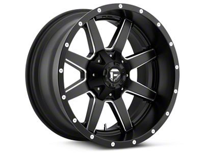 Fuel Wheels Maverick Matte Black Milled 5-Lug Wheel; 20x9; 20mm Offset (09-18 RAM 1500)