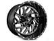 Fuel Wheels Triton Gloss Black Milled 5-Lug Wheel; 20x9; 1mm Offset (09-18 RAM 1500)