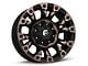 Fuel Wheels Vapor Matte Black Machined 5-Lug Wheel; 17x9; 1mm Offset (09-18 RAM 1500)