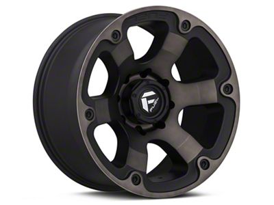 Fuel Wheels Beast Matte Black Machined 8-Lug Wheel; 20x10; -18mm Offset (11-16 F-350 Super Duty SRW)