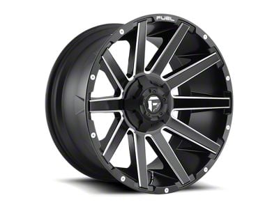 Fuel Wheels Contra Matte Black Milled 8-Lug Wheel; 20x10; -18mm Offset (11-16 F-350 Super Duty SRW)