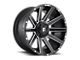 Fuel Wheels Contra Matte Black Milled 8-Lug Wheel; 20x10; -18mm Offset (11-16 F-350 Super Duty SRW)