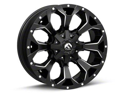 Fuel Wheels Assault Satin Black Milled 8-Lug Wheel; 20x9; 20mm Offset (11-16 F-350 Super Duty SRW)