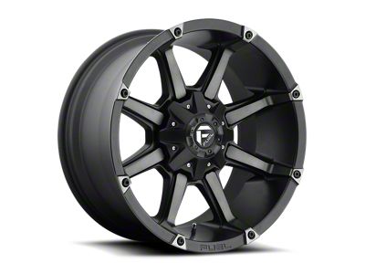 Fuel Wheels Coupler Matte Black Machined 8-Lug Wheel; 20x10; -24mm Offset (11-16 F-350 Super Duty SRW)