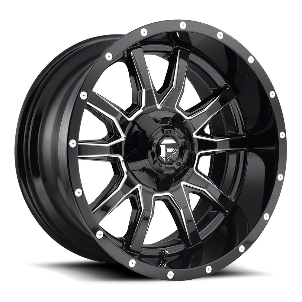 Fuel Wheels F-350 Super Duty Vandal Gloss Black Milled 8-Lug Wheel ...