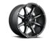 Fuel Wheels Coupler Matte Black Machined 8-Lug Wheel; 20x9; 1mm Offset (11-16 F-250 Super Duty)