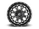 Fuel Wheels Crush Matte Black Machined 8-Lug Wheel; 20x9; 1mm Offset (11-16 F-250 Super Duty)