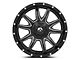 Fuel Wheels Vandal Gloss Black Milled 6-Lug Wheel; 20x9; 1mm Offset (14-18 Silverado 1500)