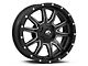 Fuel Wheels Vandal Gloss Black Milled 6-Lug Wheel; 20x9; 1mm Offset (14-18 Silverado 1500)