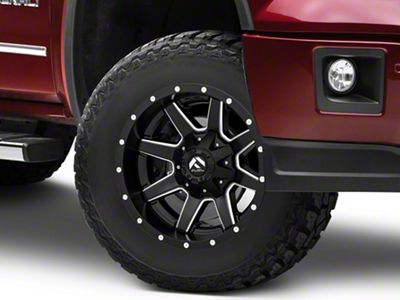 Fuel Wheels Maverick Matte Black Milled 6-Lug Wheel; 17x10; -24mm Offset (14-18 Sierra 1500)