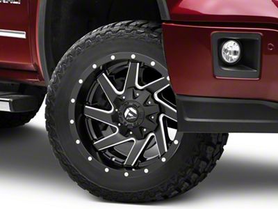 Fuel Wheels Renegade Matte Black Milled 6-Lug Wheel; 20x9; 20mm Offset (14-18 Sierra 1500)