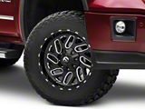 Fuel Wheels Triton Gloss Black Milled 6-Lug Wheel; 18x9; 1mm Offset (14-18 Sierra 1500)