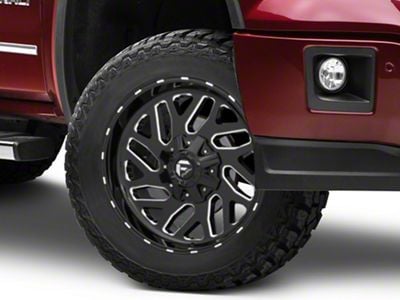 Fuel Wheels Triton Gloss Black Milled 6-Lug Wheel; 20x9; 20mm Offset (14-18 Sierra 1500)
