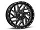 Fuel Wheels Triton Gloss Black Milled 6-Lug Wheel; 20x9; 20mm Offset (14-18 Sierra 1500)