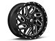 Fuel Wheels Triton Gloss Black Milled 6-Lug Wheel; 20x9; 20mm Offset (14-18 Sierra 1500)