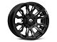 Fuel Wheels Blitz Gloss Black Milled 6-Lug Wheel; 17x9; -12mm Offset (14-18 Sierra 1500)