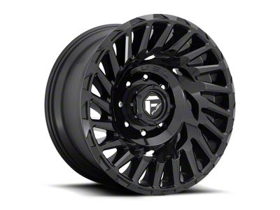 Fuel Wheels Cyclone Gloss Black 6-Lug Wheel; 20x10; -18mm Offset (14-18 Silverado 1500)