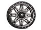 Fuel Wheels Hostage III Anthracite with Black Ring 6-Lug Wheel; 18x9; 1mm Offset (14-18 Silverado 1500)