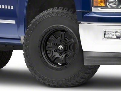 Fuel Wheels JM2 Matte Black 6-Lug Wheel; 17x8.5; -6mm Offset (14-18 Silverado 1500)